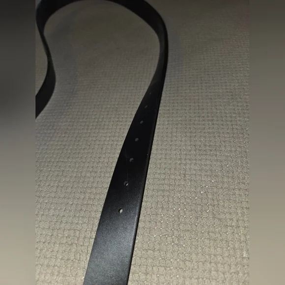 New Nike Reversible Men's Black & Brown XL 42-44 silver texture belt buckle - Picture 6 of 16